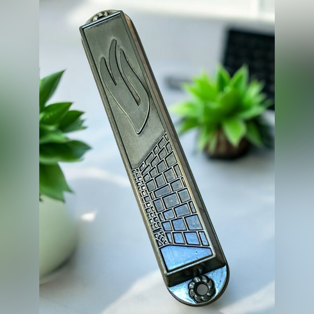 Modern Mezuzah With  Scroll
